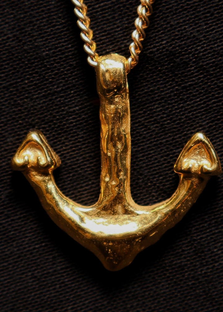 Raw anchor - gold