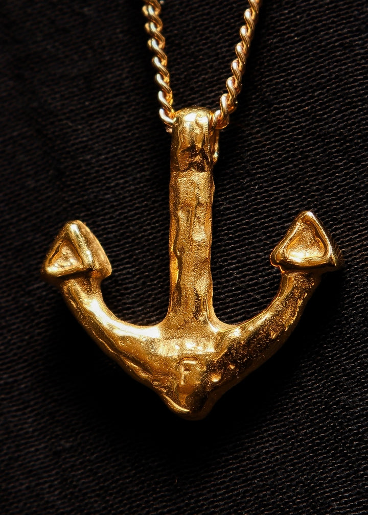 Raw anchor - gold