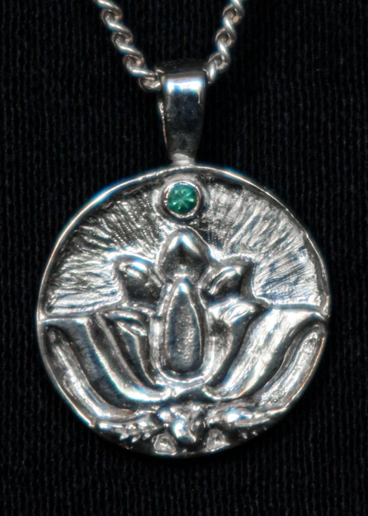 Lotus flower - silver
