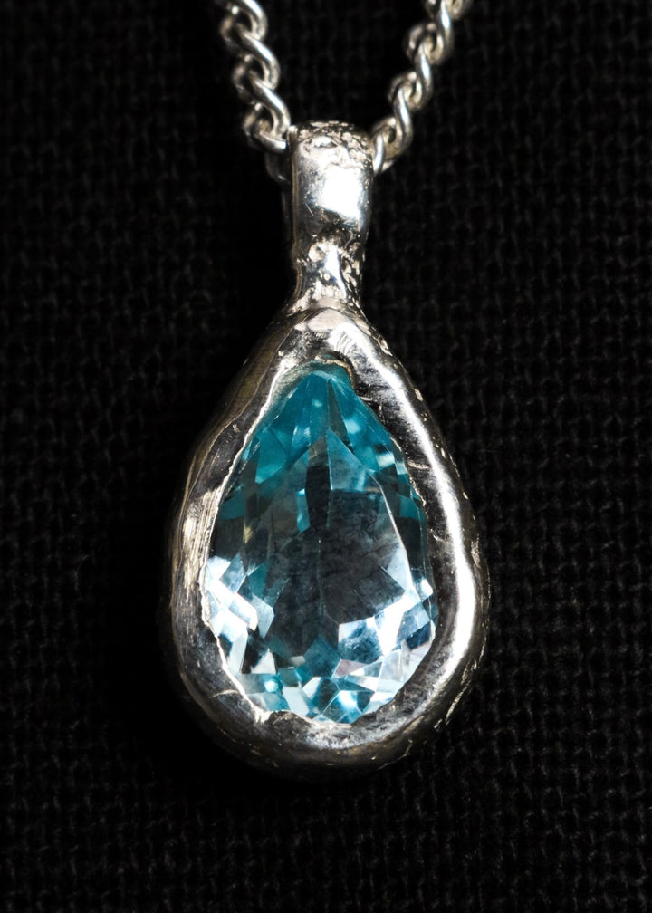 Blue topaz - Silver