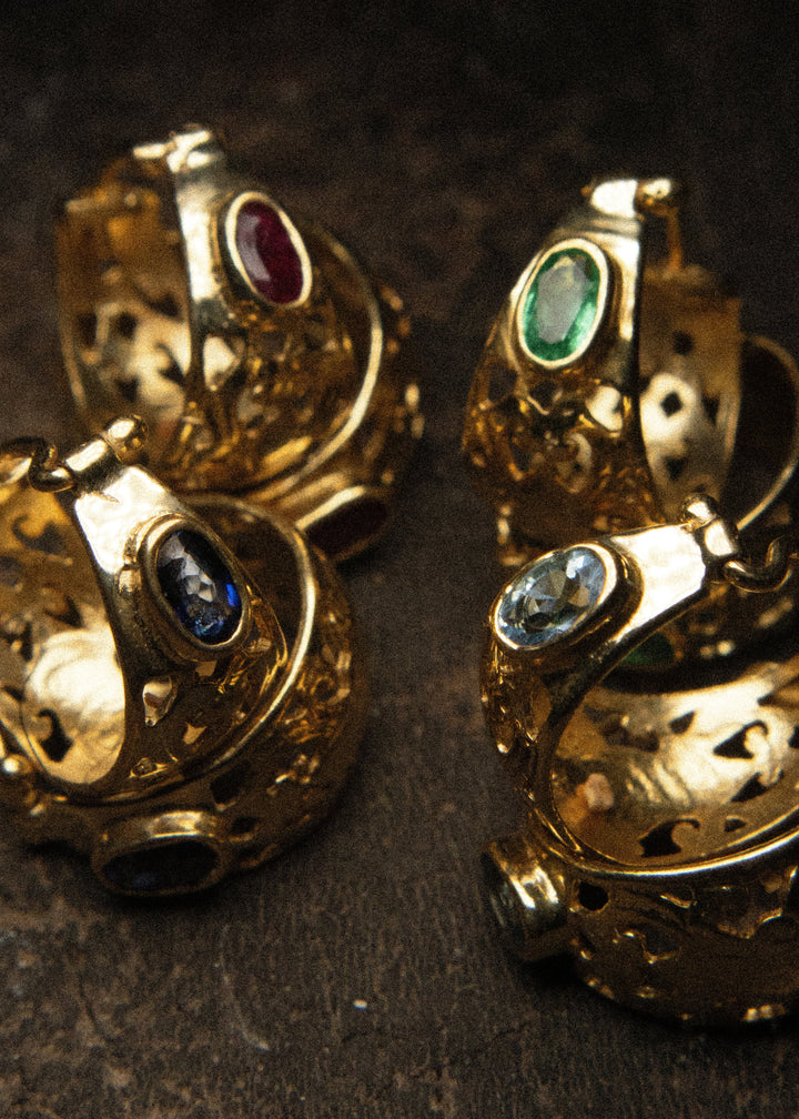 Sun pirate earrings