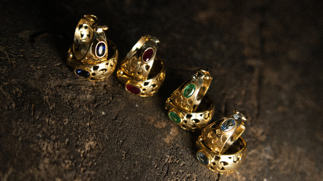 Sun pirate earrings