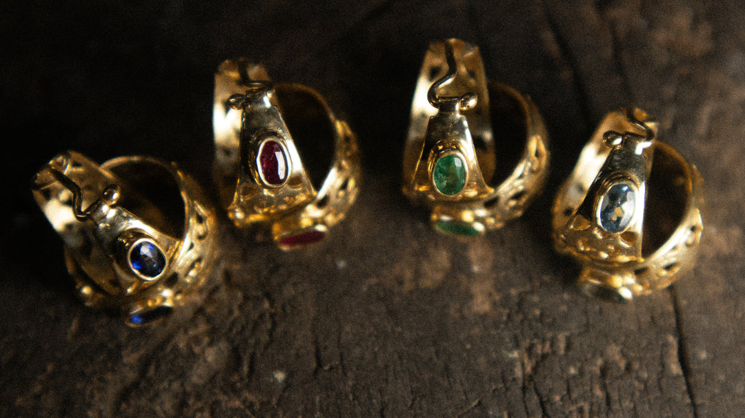 Sun pirate earrings