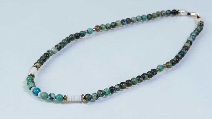 Turquoise & Australian Opal necklace